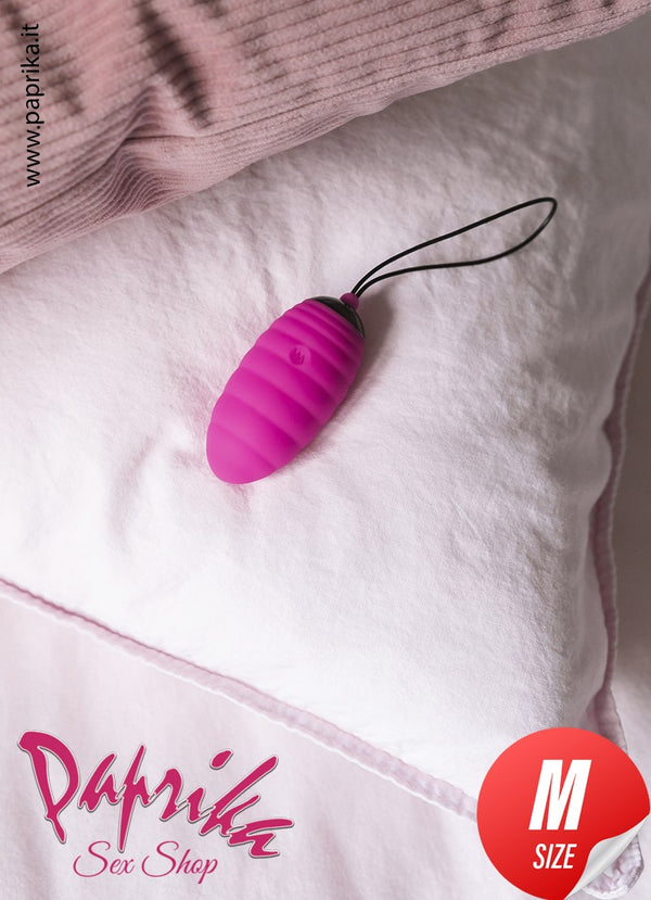 Ovulo Vaginale Vibrante 7 cm Ø 34 Telecomandato 10 Velocità Silicone