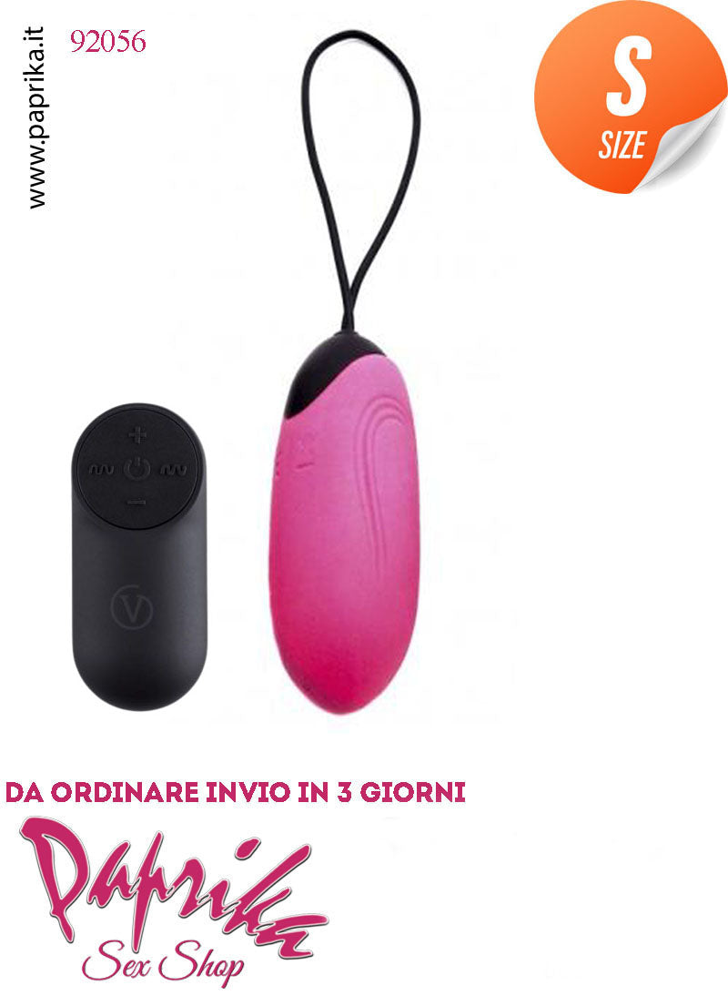 Ovulo Vaginale Lungo 7 cm Ø 28 Silicone Telecomando 7 Funzioni 4 Velocità