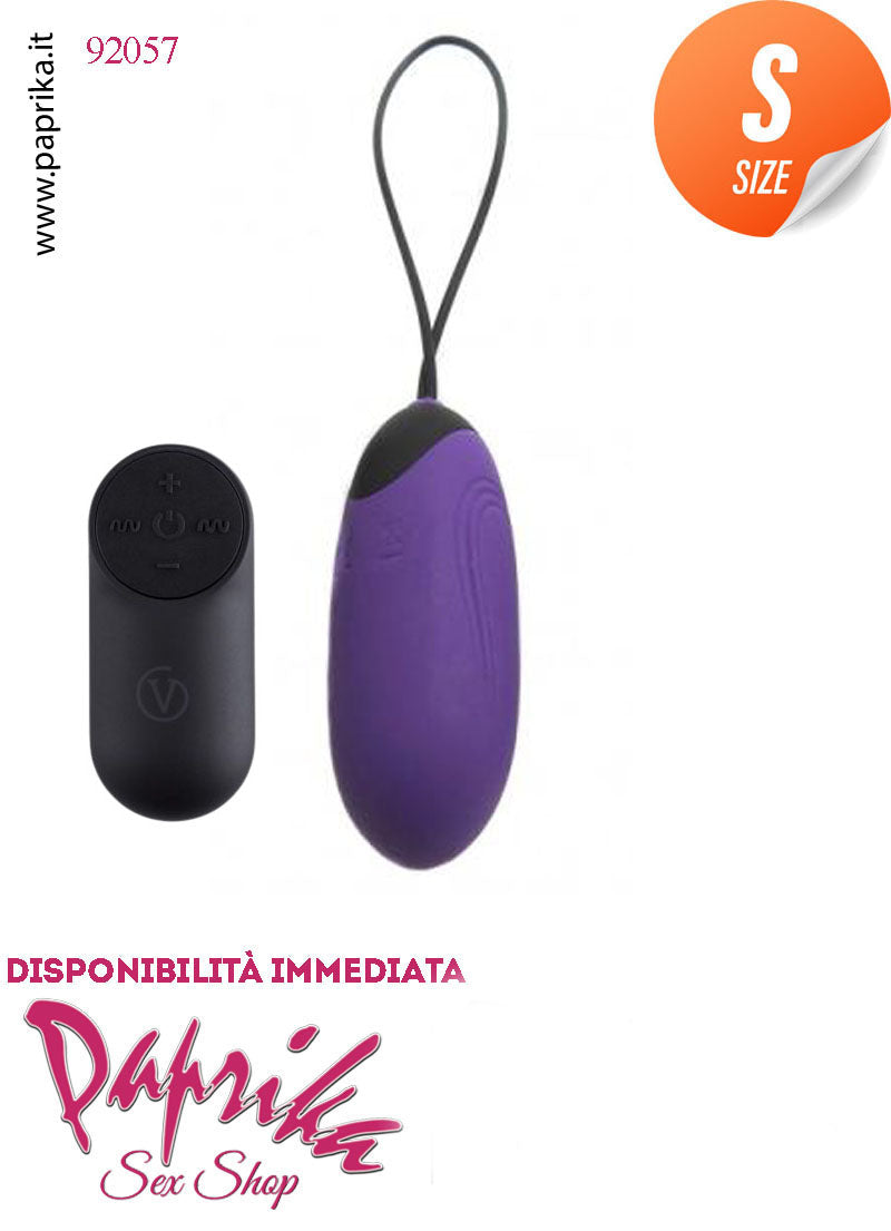 Ovulo Vaginale Lungo 7 cm Ø 28 Silicone Telecomando 7 Funzioni 4 Velocità