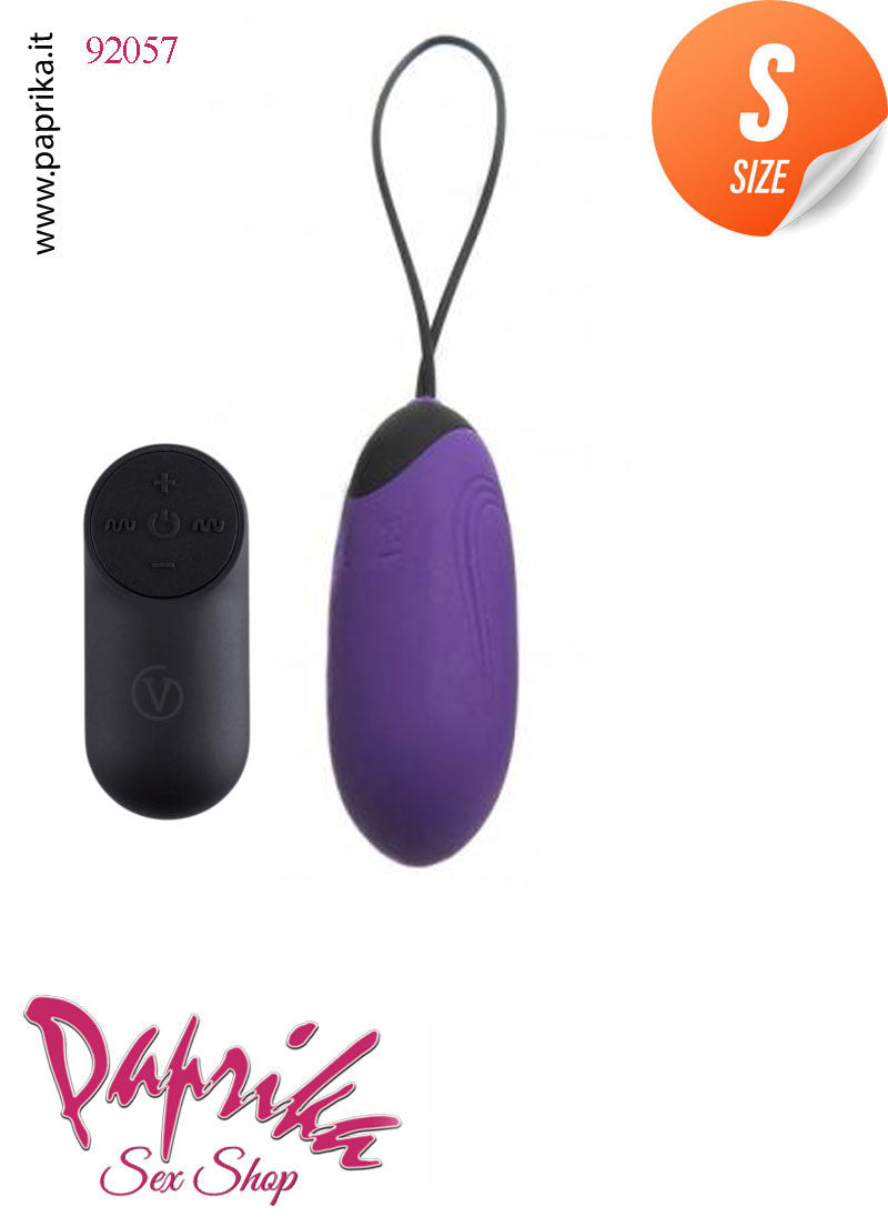 Ovulo Vaginale Lungo 7 cm Ø 28 Silicone Telecomando 7 Funzioni 4 Velocità