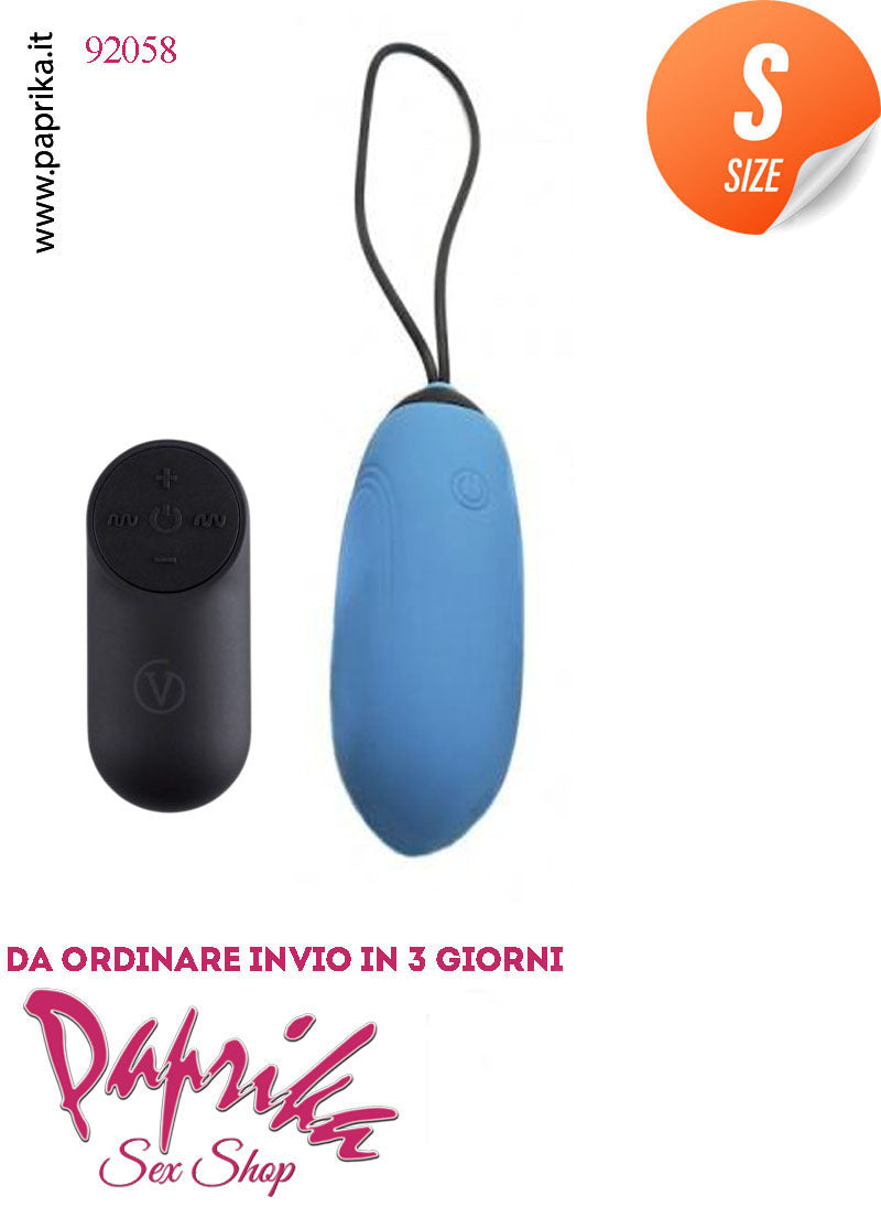 Ovulo Vaginale Lungo 7 cm Ø 28 Silicone Telecomando 7 Funzioni 4 Velocità