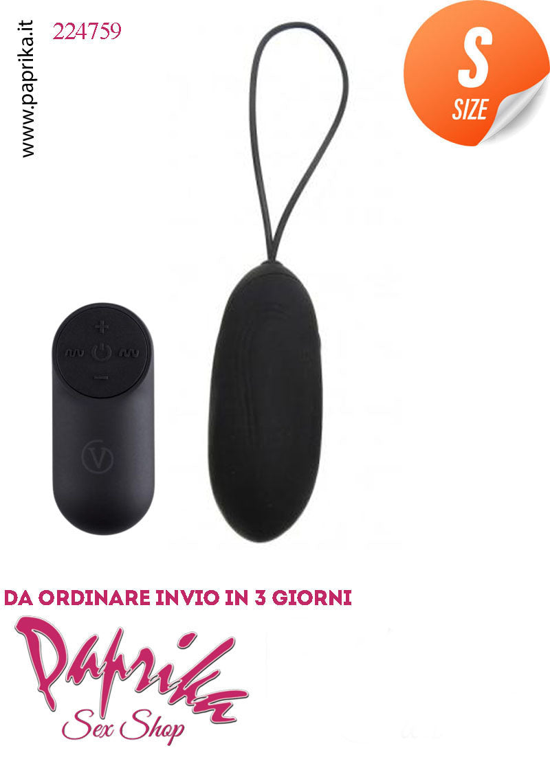 Ovulo Vaginale Lungo 7 cm Ø 28 Silicone Telecomando 7 Funzioni 4 Velocità