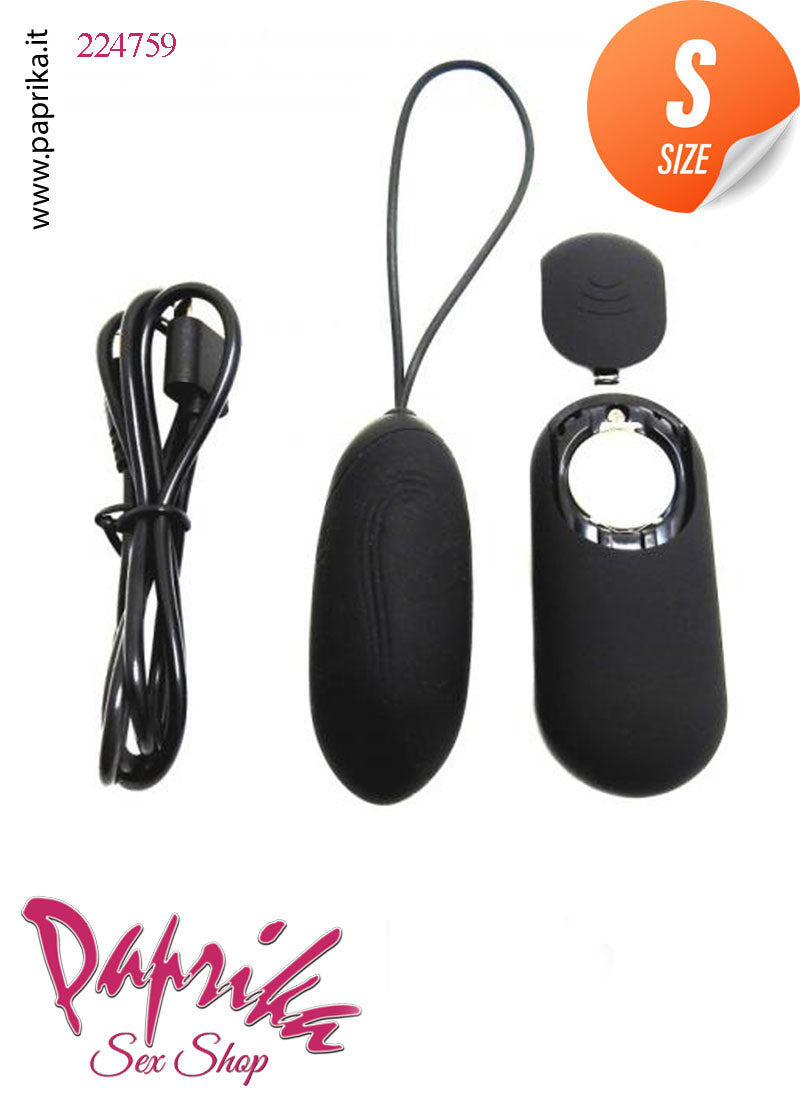 Ovulo Vaginale Lungo 7 cm Ø 28 Silicone Telecomando 7 Funzioni 4 Velocità