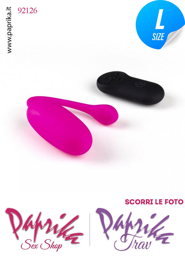 Ovulo Vibrante Rosa Silicone Vaginale Ø 36 Telecomando 28 Funzioni