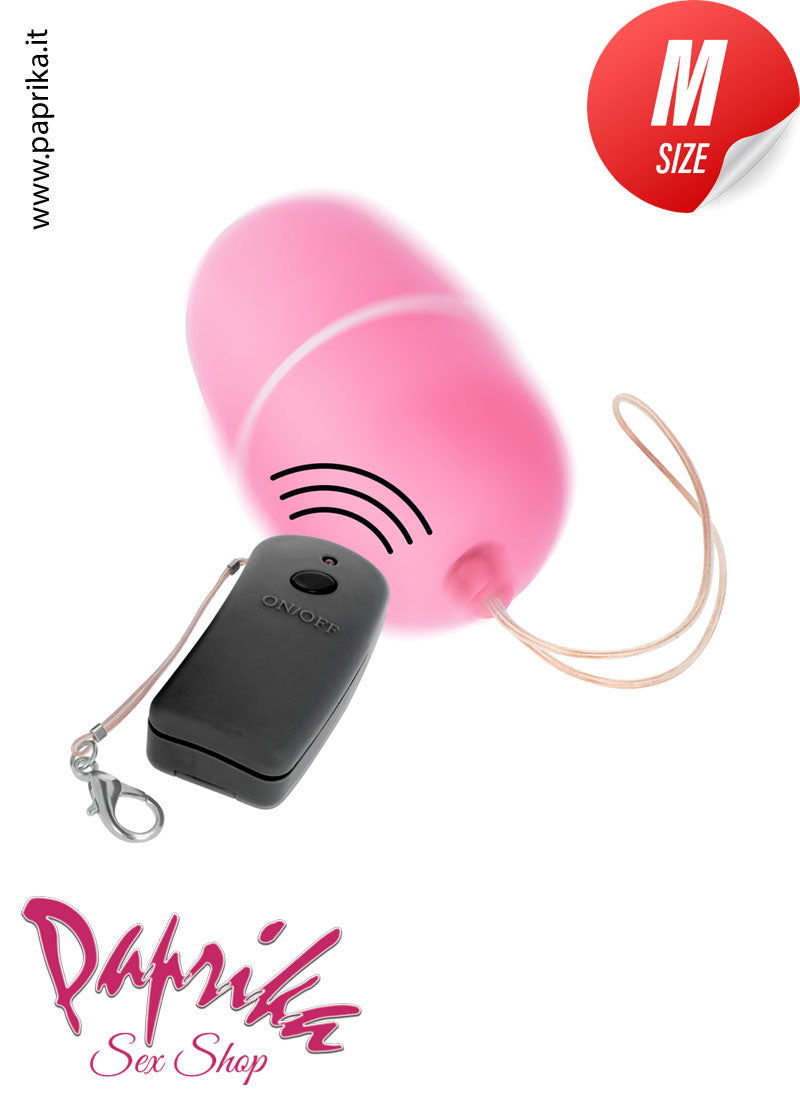 Ovulo Vaginale Medium 6 cm Ø 34 Telecomandato 10 Velocità