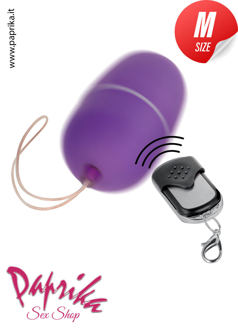 Ovulo Vaginale Medium 6 cm Ø 33 Telecomando 10 Velocità