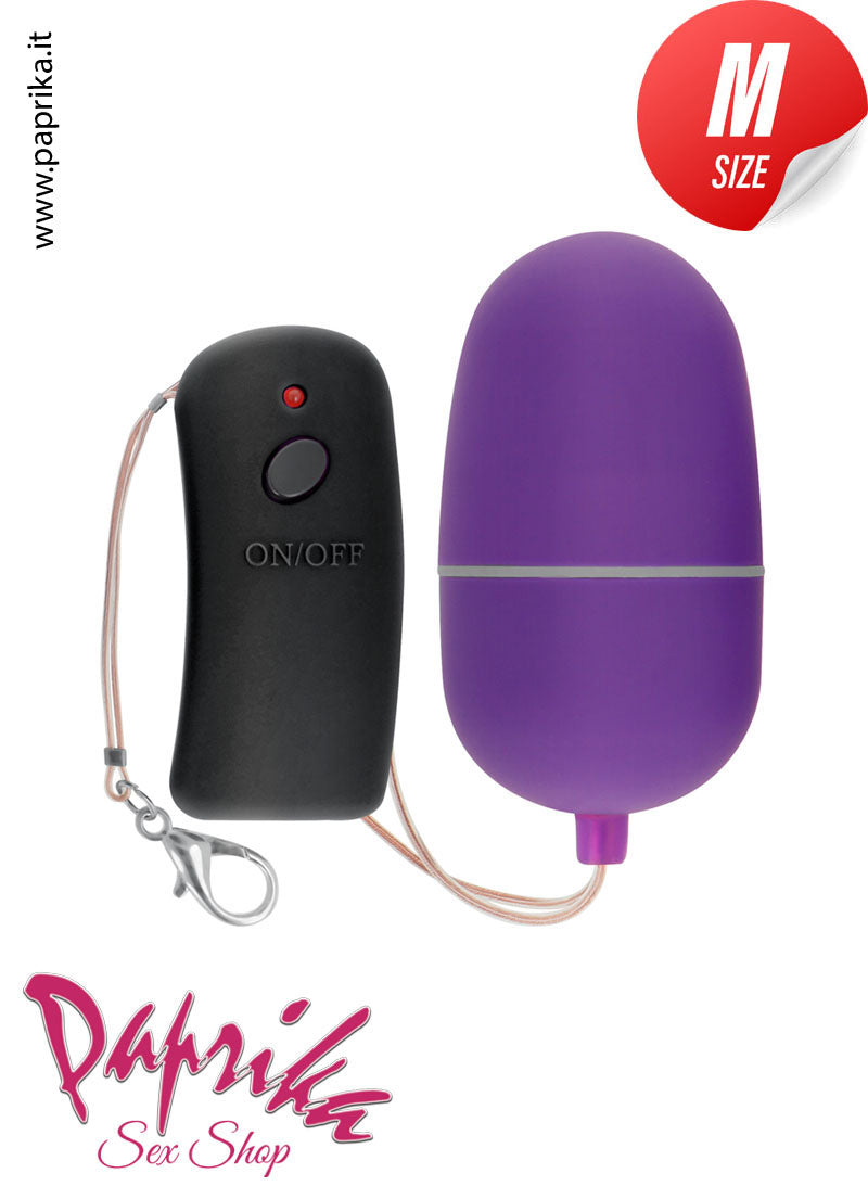 Ovulo Vaginale Medium 6 cm Ø 34 Telecomandato 10 Velocità