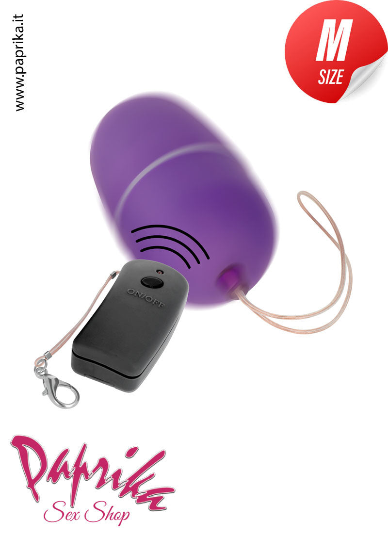 Ovulo Vaginale Medium 6 cm Ø 34 Telecomandato 10 Velocità