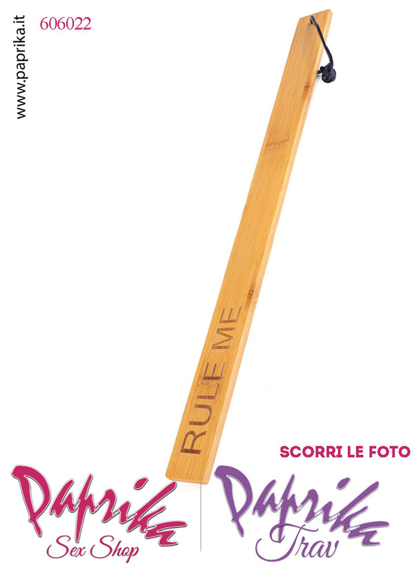 Paddle Sculacciatore Bamboo Liscio Doloroso 30 mm 40 cm Rule Me