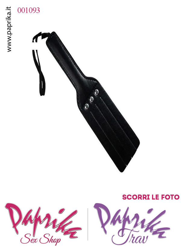 Paddle Sculacciatore Lungo 23 cm Double Face Lato Liscio Lato Intagliato