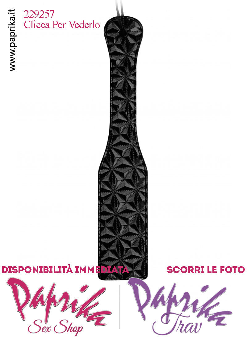 Paddle Sculacciatore Double Face Liscio Lavorato Pvc 32 cm