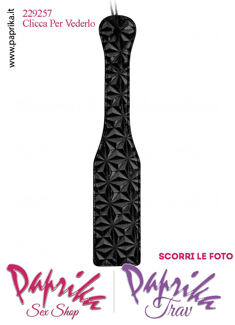 Paddle Sculacciatore Double Face Liscio Lavorato Pvc 32 cm