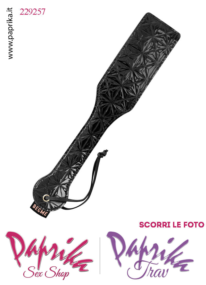 Paddle Sculacciatore Double Face Liscio Lavorato Pvc 32 cm