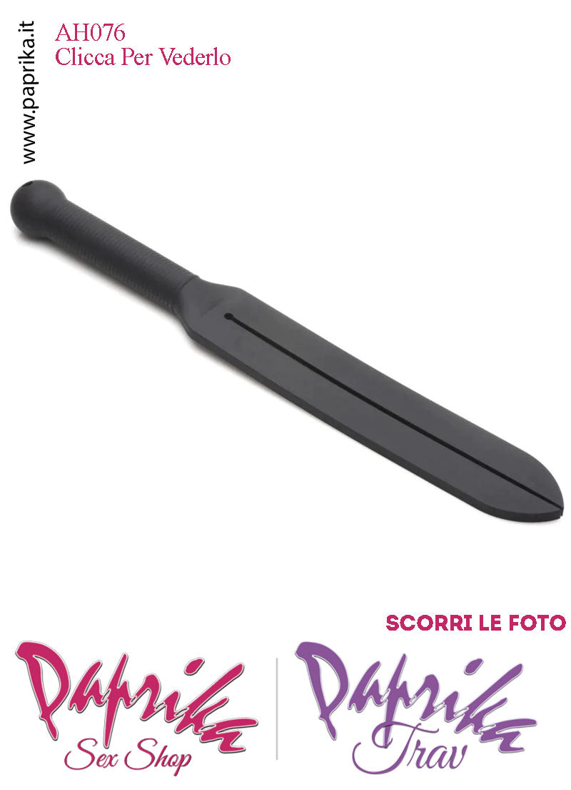 Paddle Sculacciatore Sadomaso Silicone Due Punte Taglio Centrale