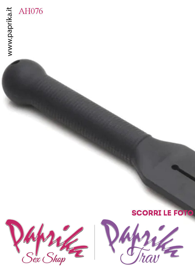 Paddle Sculacciatore Sadomaso Silicone Due Punte Taglio Centrale