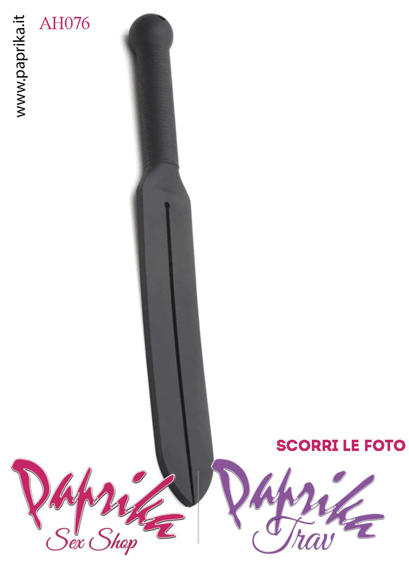 Paddle Sculacciatore Sadomaso Silicone Due Punte Taglio Centrale