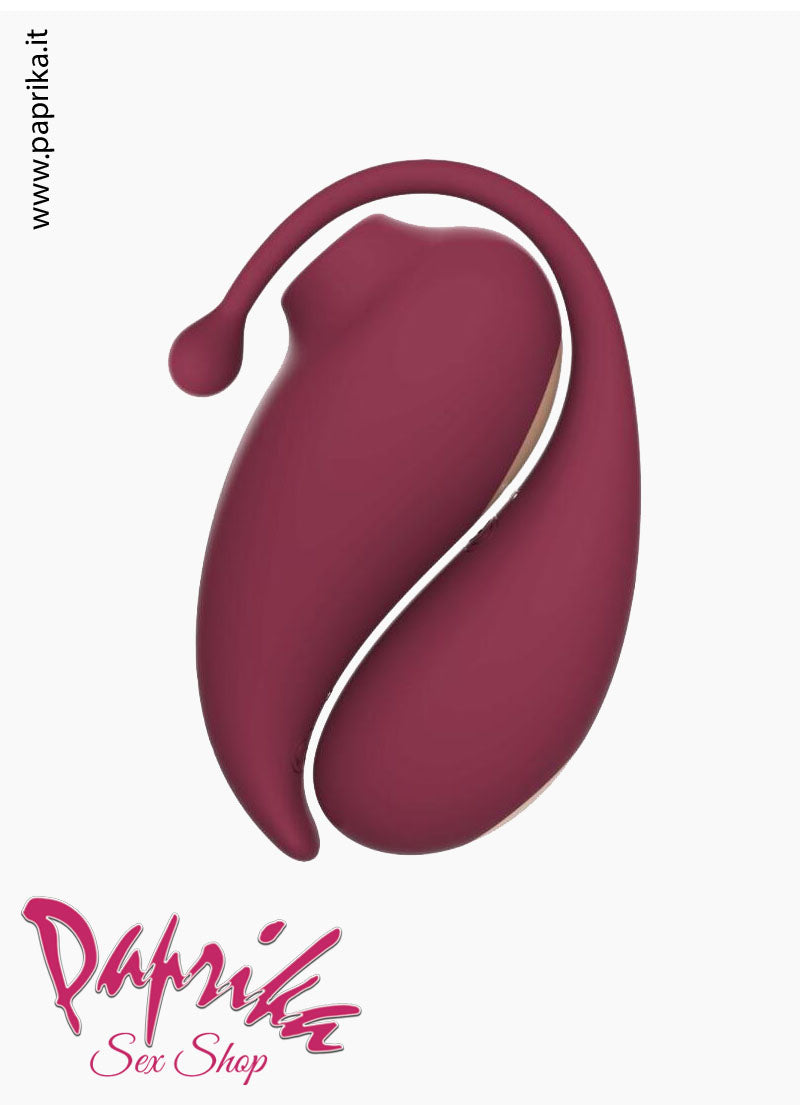 Duo Stimolatore Succhia Clitoride e Ovulo Vibrante App Control