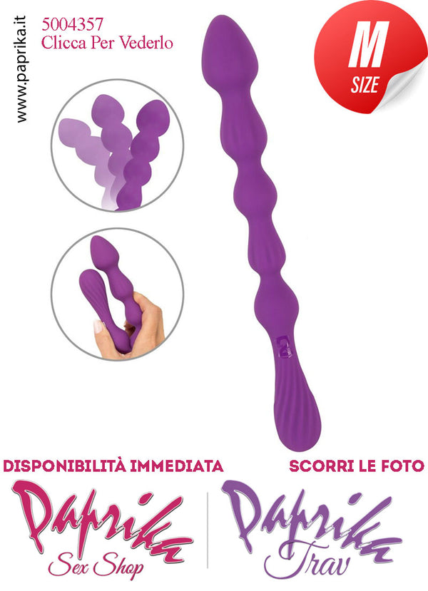 Palline Flessibili Sagomate Unisex 5 Ovali 27 cm Ø 32 Punta Larga Silicone