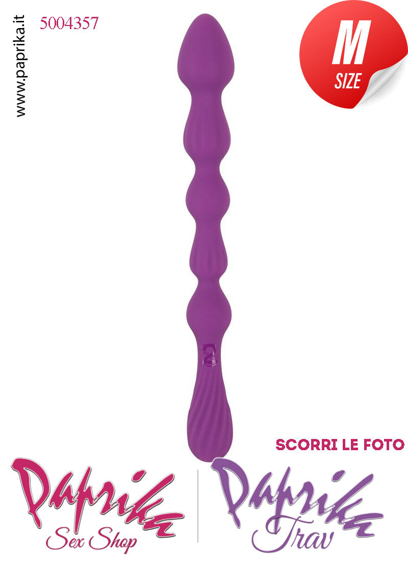 Palline Flessibili Sagomate Unisex 5 Ovali 27 cm Ø 32 Punta Larga Silicone