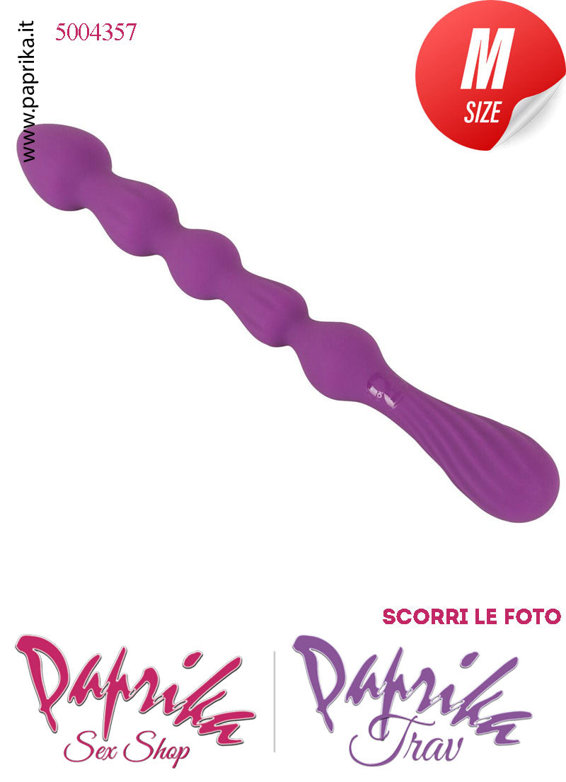 Palline Flessibili Sagomate Unisex 5 Ovali 27 cm Ø 32 Punta Larga Silicone