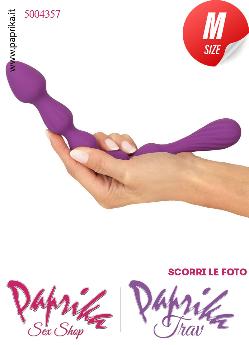 Palline Flessibili Sagomate Unisex 5 Ovali 27 cm Ø 32 Punta Larga Silicone