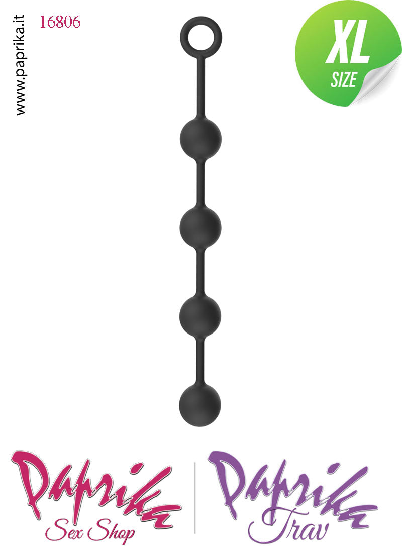 Palline Anali Unisex 4 Sfere Extralarge 49 cm Ø 50 Silicone Flessibile
