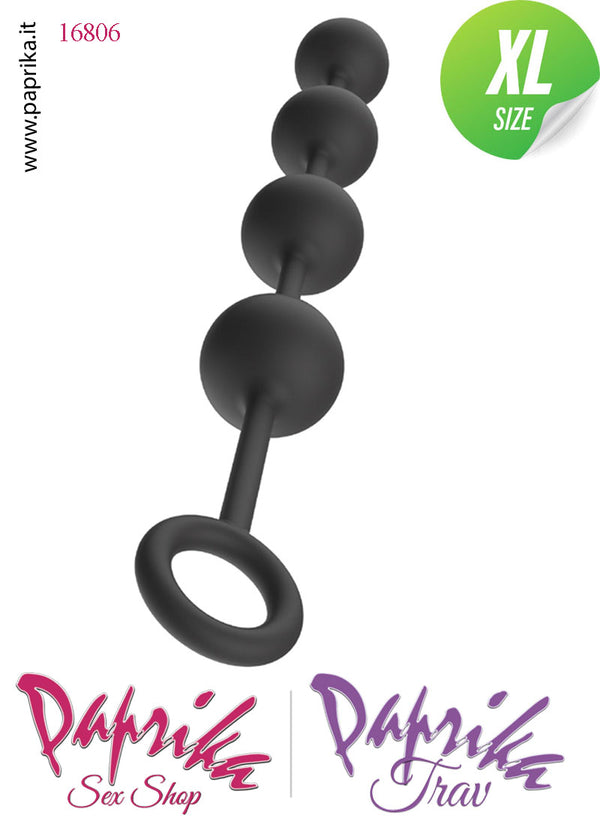 Palline Anali Unisex 4 Sfere Extralarge 49 cm Ø 50 Silicone Flessibile