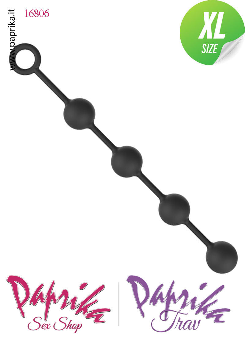 Palline Anali Unisex 4 Sfere Extralarge 49 cm Ø 50 Silicone Flessibile