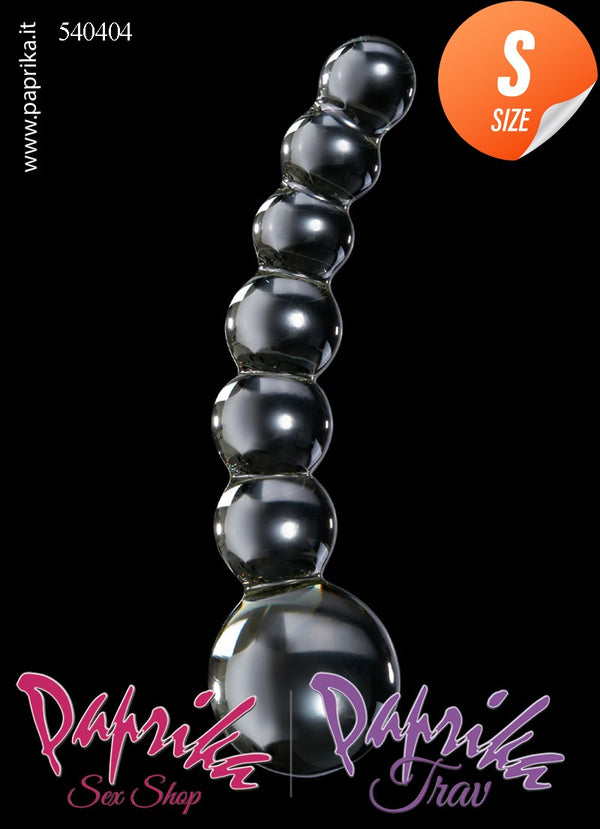 Palline Anale Unisex 6 Sfere 12 cm Ø 30 Vetro Infrangibile