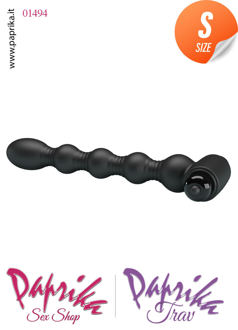 Palline Anali Unisex Vibranti Silicone 5 Sfere 16 cm Ø 25/27