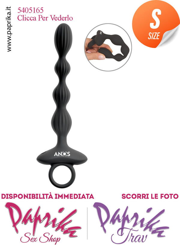 Palline Anali Unisex Silicone 16 cm Ø 20/26 Flessibile Vibrante Anello