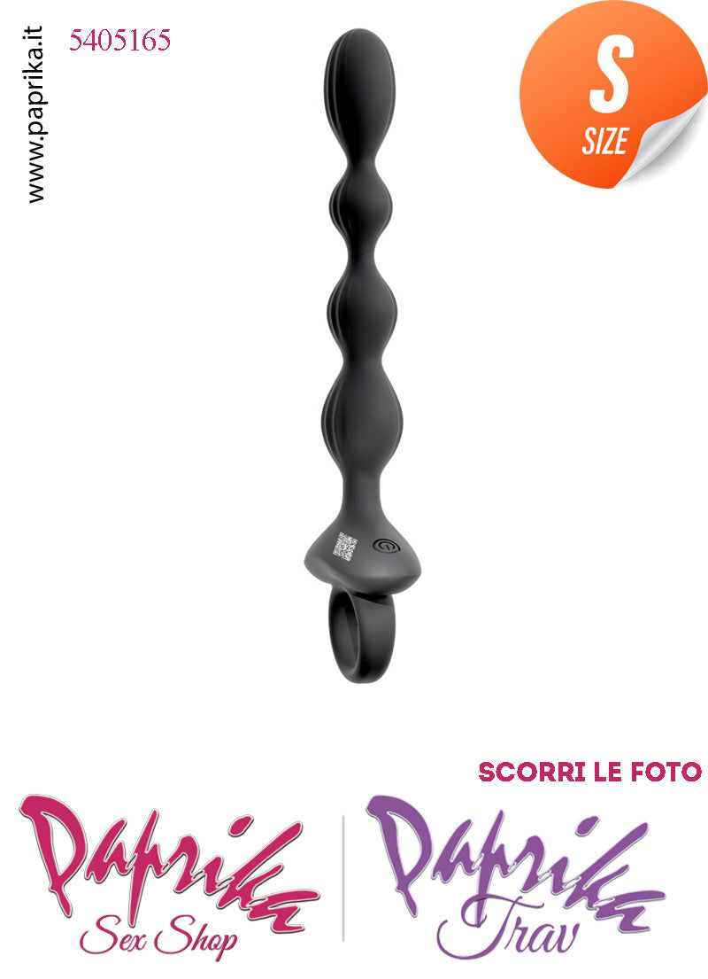 Palline Anali Unisex Silicone 16 cm Ø 20/26 Flessibile Vibrante Anello