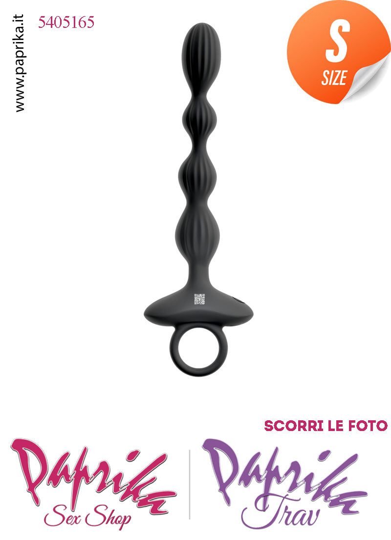 Palline Anali Unisex Silicone 16 cm Ø 20/26 Flessibile Vibrante Anello