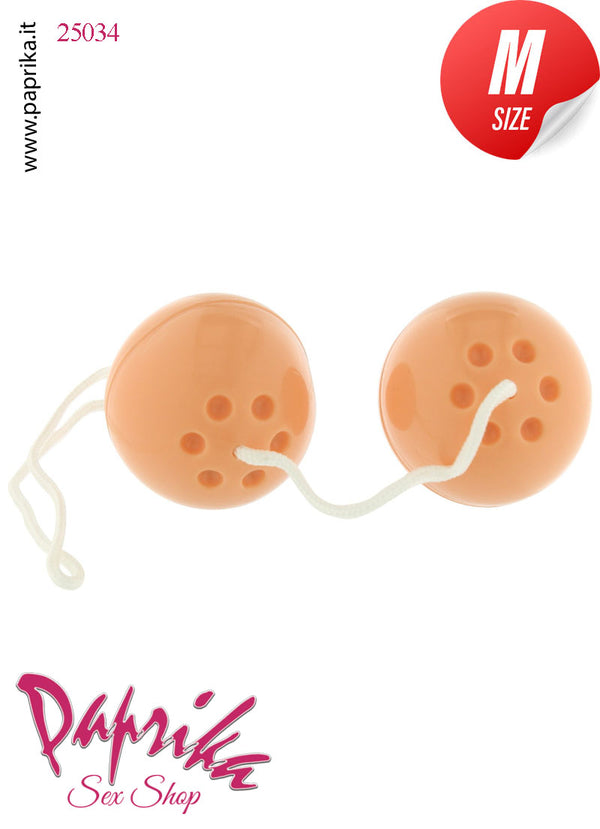 Palline Kegel Vaginali Geisha Balls Ø 34 Pvc Vibranti Sfera Interna