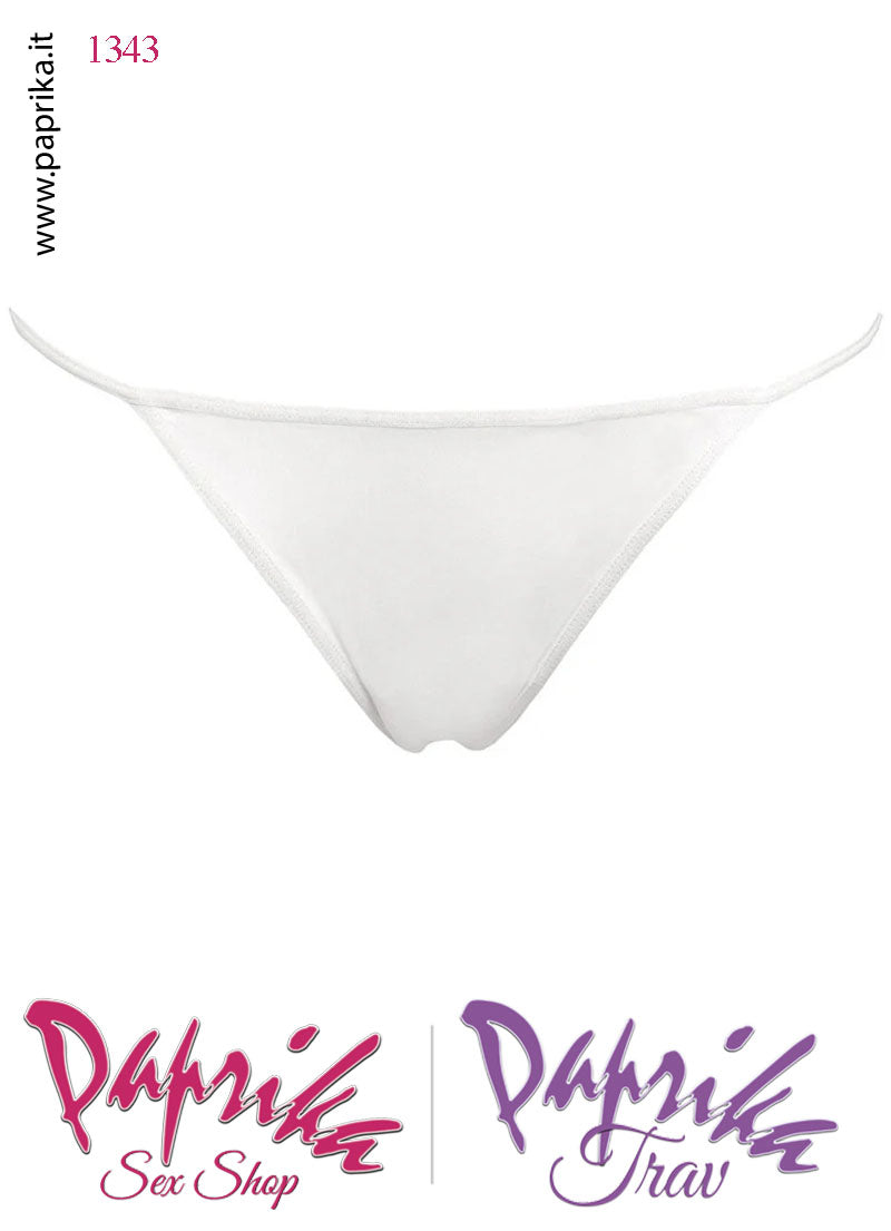 Perizoma Triangolo Chiuso Lycra Coprente String Posteriore Non Contenitivo