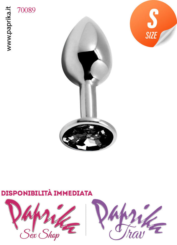 Plug Anale Alluminio Leggero Gioiello Prismatico Small 7 cm Ø 27