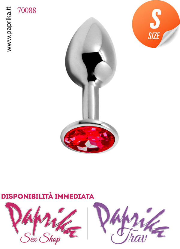 Plug Anale Alluminio Leggero Gioiello Prismatico Small 7 cm Ø 27