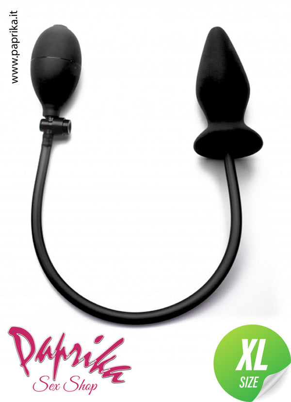 Plug Anale Unisex Gonfiabile Non Vibrante 11 cm Ø 45 Silicone