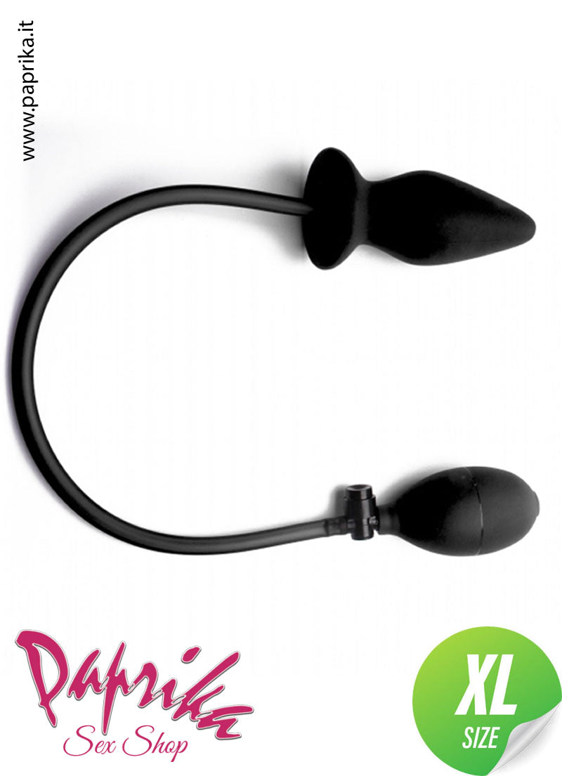 Plug Anale Unisex Gonfiabile Non Vibrante 11 cm Ø 45 Silicone