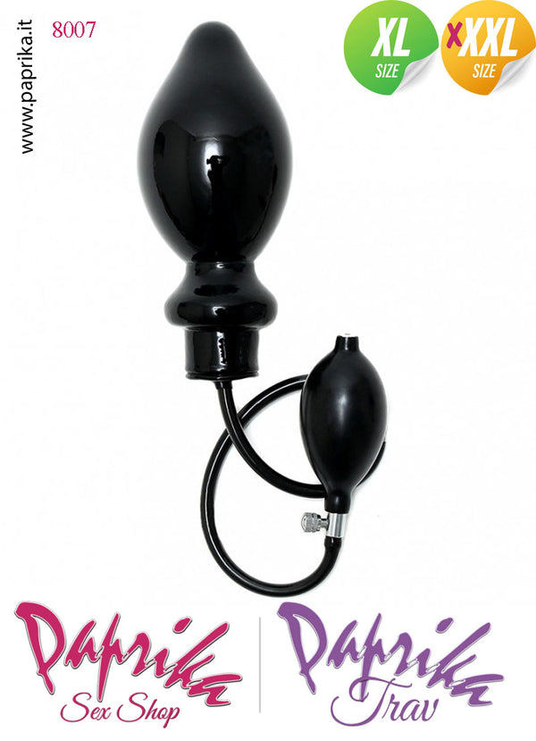 Plug Anale Gonfiabile Rubber Extra Large Non Vibrante Sagomato
