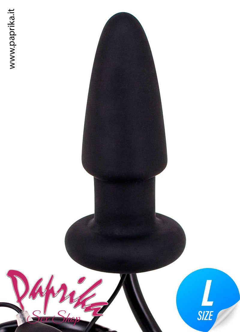 Plug Anale Gonfiabile Vibrante 7 Velocit 11 cm 40 Silicone Paprika Shop Plug Anale Gonfiabile Vibrante 7 Velocit 11 cm 40 Silicone Paprika Shop