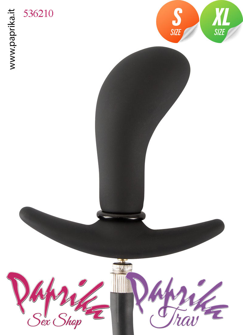 Plug Anale Piccolo Gonfiabile Silicone Pompetta Sfilabile Base Curva Paprika Shop Plug Anale Piccolo Gonfiabile Silicone Pompetta Sfilabile Base Curva Paprika Shop