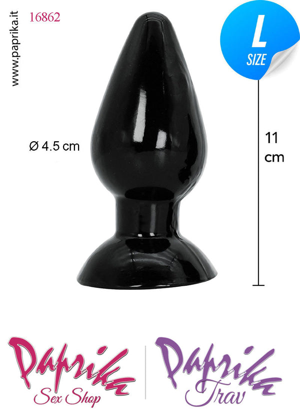 Plug Anale Pvc Realistico Ventosa Potente Large 11 cm Ø 45