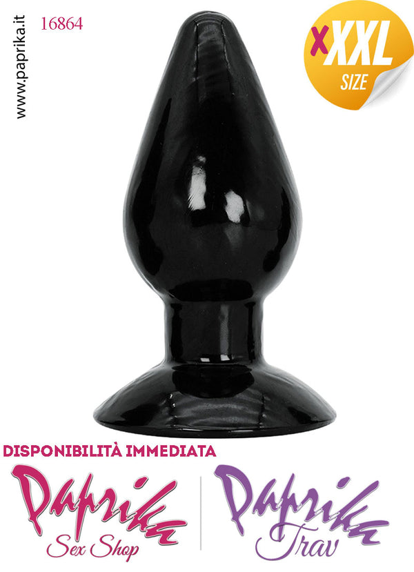 Plug Anale Pvc Realistico Ventosa Potente XXXL 18 cm Ø 75