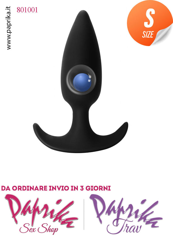 Plug Anale Small Silicone Movimento Sfera Interna 10 cm Ø 28 Base Curva