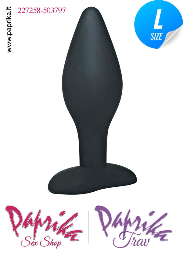 Plug Anale Unisex Silicone Large Base Rettangolare 12 cm Ø 40