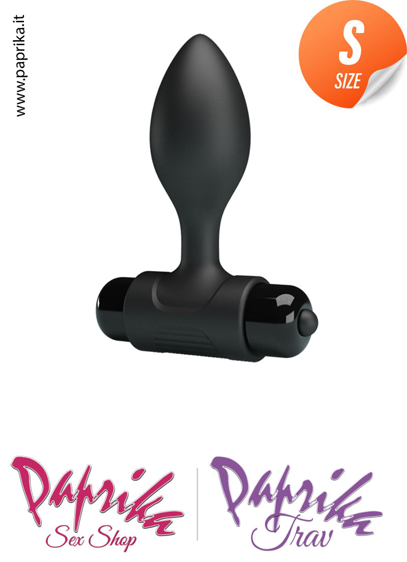 Plug Anale Piccolo Unisex Silicone 7 cm Ø 27 Flessibile Vibrante