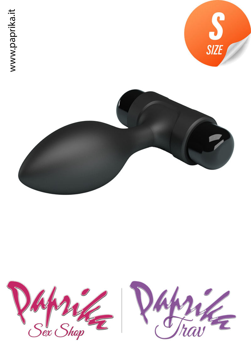 Plug Anale Piccolo Unisex Silicone 7 cm Ø 27 Flessibile Vibrante