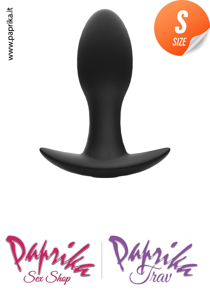 Plug Anale Small Unisex Silicone 9 cm Ø 30 Vibrante 20 Velocità