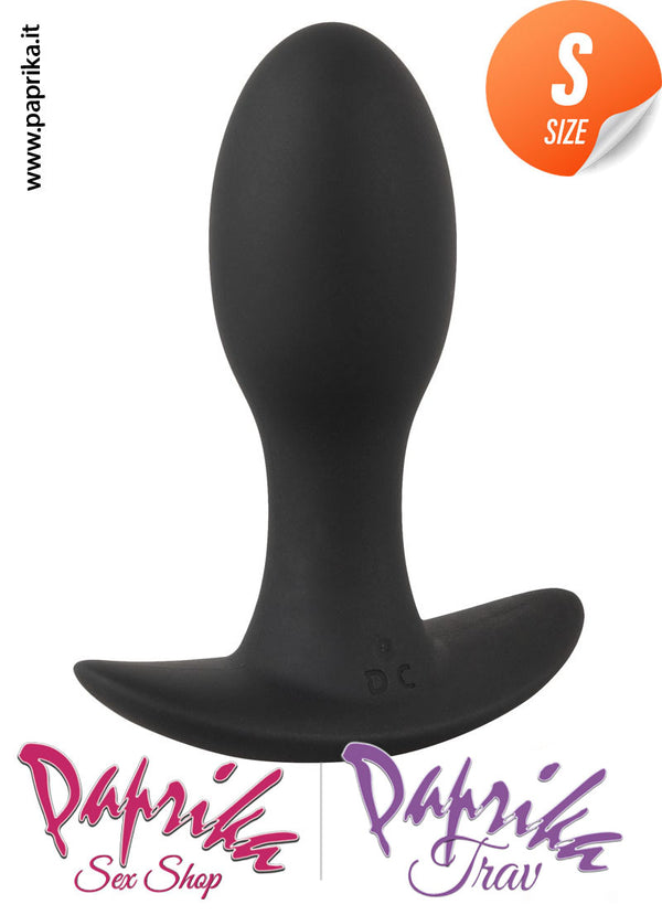 Plug Anale Small Unisex Silicone 9 cm Ø 30 Vibrante 20 Velocità